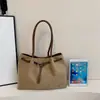 Bolso Tote de Gamuza Grande de Moda Casual 2026 Verano Nuevo para Viajar Súper Popular Bolso de Hombro de Gama Alta para Mujer