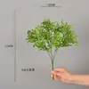 Plantas Verdes de Simulación 10 Cabezas Hierba Vegetal Hierba Jizi Pequeña Caja de Fragancia Nueve Li Hierba de Boj Material de Arte Floral para Arreglos Florales para Hacer Árboles y Paisajismo