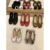 Zapatos Planos Rojos Retro Franceses Chuyuji para Mujer, Nuevos Versátiles 2026 Bailarinas Planas Poco Profundas con Lazo