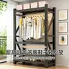 Prateleira de porta de correr cabideiro para quarto de casa quarto de aluguel montagem simples nova combinação guarda-roupa de aço cabideiro