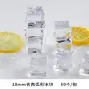 Brinquedo de Comida em Miniatura Supermercado Cristal Garrafa Pequena Celebridade da Internet Lanche Mini Comida Brinquedo Bebida Garrafa de Vinho Joias Enfeites