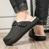 Nuevas Pantuflas de Algodón Eva Cerradas 2026 para Otoño e Invierno, Pantuflas Cálidas de Felpa para Pareja en Casa, Pantuflas Peludas Casuales de Moda