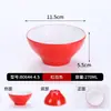 Tazones pequeños de plástico de melamina tamaño A5, aptos para uso comercial en comedores, tazones para sopa, restaurantes de hot pot, tazones para salsas para mojar, tazones para avena y restaurantes de comida rápida; estos cuencos están diseñados para imitar la apariencia de la porcelana