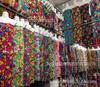 Rayon sarja impresso pano 30 * 24 dupla face sarja tie-dyed cavalaria oblíqua espinha de peixe listrado jacquard enrugado pano