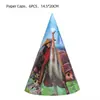 Sombrero de Papel con Tema de Dibujos Animados para Fiesta de Cumpleaños, Sombrero Triangular, Sombrero para Pastel de Cumpleaños Infantil, Sombrero Puntiagudo Decorativo para Fiesta de Adultos