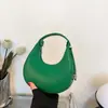 Bolsa de Luna Nueva de Nicho Estilo Francés Primavera y Verano 2024 para Mujer, Moderna, Color Sólido, Casual, a Hombro, Bajo el Brazo