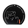 Tapa de Drenaje de Piso Hello Cat 2 en 1 para Ducharse, Previene Obstrucciones por Cabello y Previene Olores, Calcomanía de Drenaje de Piso de Dibujos Animados, Tapete de Drenaje de Piso Multifuncional
