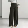 Pantalones curvos de pierna ancha, modernos y elegantes para mujer, nueva colección otoño/invierno 2026, pantalones de pierna ancha elegantes y que estilizan, estilo casual y relajado