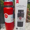 Nuevo Modelo 304 Termo de Acero Inoxidable Láser, Gran Capacidad, Portátil para Uso en Exteriores, con Correa para Transportar, Colador de Té, Botella de Agua Deportiva, Grabado Personalizable