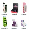 Estantería de exhibición de PVC personalizada de fábrica para bebidas, papelería, productos farmacéuticos, estantes desmontables, estantería de exhibición de tablero de PVC para tiendas de cosméticos y supermercados