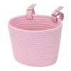 Cuerda de Algodón Cesta Tejida a Mano Cesta Cesta de Almacenamiento para Scooter Infantil Bicicleta Cesta Pequeña Sin Tapa Removible