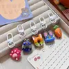 Chaveiro Cartoon Zootopia Judy Nick Bolsa de Menina Pingente Doce Donut Presente para Melhor Amigo Casal
