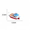 Barco de Pesca Mediterrâneo Estilo Navio Pirata Cena em Miniatura Micropaisagem Artesanato em Resina Pequenos Enfeites Enfeites Criativos