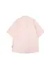 Camisa Listrada de Manga Curta com Bordado de Linha Estilo Americano para Homens e Mulheres 2026 Camisa Top Solta Estilo Coreano Estilo Preguiçoso