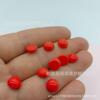 Cabujones de Vidrio Planos y Redondeados de 4~20 mm en Rojo Porcelana, Rojo Anaranjado, Azul Lago, Azul Zafiro, Amarillo Dorado, Ágata Negra de Imitación y Perlas Semiesféricas