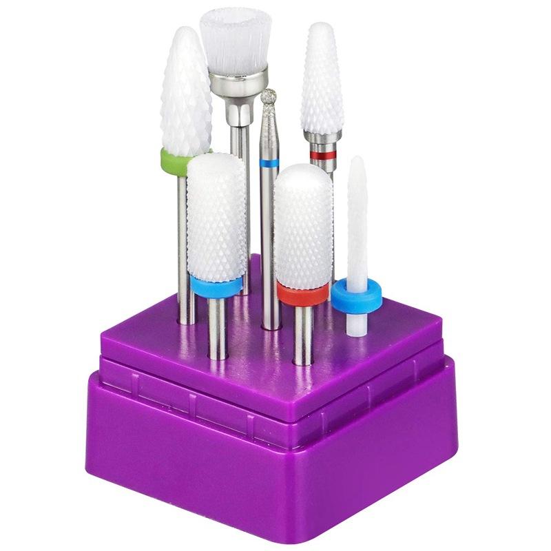 7Pcs-Ceramic-Nail-Drill-Bits-S