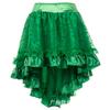 Comércio Exterior Corset Popular Saia Curta Combinando Uniforme Anágua Saia para Apresentação de Dança Saia Assimétrica