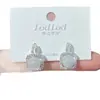 Brincos Zero-Shang Zircônia Outono/Inverno para Mulheres, Design Original, Galvanoplastia Ecológica, Pino de Prata S925, Atacado para Lojas, Cuidado com o Furo da Orelha