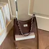 Bolso de hombro de alta gama transfronterizo para mujer, nueva moda 2026, bolso de hombro simple, versátil para el trabajo y el ocio, bolso cruzado