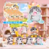 Meow Ji pensamientos aleatorios giran escucha lenguaje de gato caja sorpresa gato lindo muñeco giratorio de moda juego adorno de escritorio regalo para estudiante