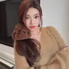 Toalla Grande para Cabello Seco de Otoño e Invierno Anillo para el Cabello Felpa para Lavado Facial Cinturón Absorbente para el Cabello Anillo de Bola Coreano Diadema