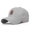 Chapéu de Verão Fino de Secagem Rápida Masculino Respirável Protetor Solar Boné de Baseball Casual com Etiqueta de Couro Boné de Baseball Outdoor para Mulheres