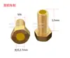 Tornillo Hueco de Cabeza Hexagonal de Cobre Agujero Pasante de Cobre para Conductor de Alambre Tornillo Hueco Hexagonal de Cobre M68101214