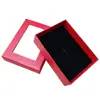 Ventas Directas de Fábrica Punto Apertura de Ventana Caja Roja Anillo Collar Pendientes Pendientes Joyería Regalo Caja de Embalaje para Joyería