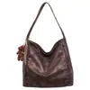 Bolsa Feminina Estilo Coreano Estampa de Leopardo Bolsa de Moda 2026 Nova Bolsa Tote Retrô de Ombro Único Transversal Popular para o Dia a Dia Grande Capacidade