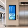 Pantalla Publicitaria de Pared Bonsion de 29 pulgadas, Pantalla de Tira para Ascensor, Señalización Digital Inteligente, Máquina Todo en Uno Versión de Red Android
