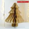 Ornatos Decorativos de Origami de Novo Produto Natalino Transfronteiriço Mini Árvore de Natal Cenário Layout Adereços Presentes de Feriado Podem Ser Misturados Lotes