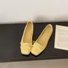 Cuadrado de viento punta cuadrada lazo suave 2026 zapatillas de ballet zapatos de noche estilo dulce francés tacón oculto zapato de otoño individual tipo calabaza para mujer