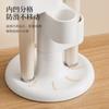 Estante giratorio para cosméticos, Portacepillos de dientes para baño, Conveniente estante de almacenamiento para bolígrafos, Estilo de alta gama, simple y lujoso
