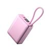 Novo Modelo com Cabo Embutido Power Bank PD 20W Liga de Alumínio Carregamento Rápido Mini Power Bank 10000 mAh Fonte de Alimentação Móvel Portátil