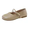 Zapatos Suaves de Brisa Nocturna Zapatos Planos para Mujer Nuevos de Primavera y Otoño Zapatos Mary Jane con Faldas Mocasines de Suela Suave
