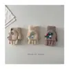 Guantes de Dibujos Animados Lindos para Niños de Medio Dedo Otoño e Invierno A prueba de Frío Guantes Gruesos sin Dedos Guantes para Bebé con Tapa para Escribir