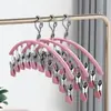 Cabide multifuncional de aço inoxidável com 10 ganchos, varal para meias, varal doméstico para varanda, cabide interno antiderrapante, atacado