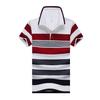 Verano Nueva Moda para Hombre Camiseta POLO de Manga Corta para Hombre Británica Combinable Camiseta Comercio Exterior Casual Sudadera POLO Moderna