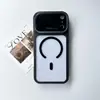Funda Magnética de Color Sólido para Teléfono Adecuada para Apple 17 Pro Max Estuche Duro iPhone 16 Agujero Grande Material Al por Mayor