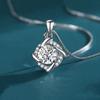 Colar de Zircônia Trevo de Quatro Folhas para Mulheres Cheio de Diamantes Design de Nicho Pingente de Moinho de Vento Sofisticado Corrente Elegante de Flor para Clavícula Joia
