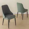 Capa para Cadeira Curva com Braços, Estilo Nórdico, Totalmente Elástica, Capa Espessa para Cadeira de Jantar, Capa para Banqueta, Capa para Cadeira de Jantar, Resistente a Manchas