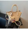 Bolsito Súper Popular Transfronterizo 2025 Nueva Moda Primavera-Verano Versátil Bolso de Hombro Cruzado Nicho Portátil Bolso Balde