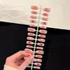 Uñas Vestibles Hechas a Mano de Gato Verde Leche de 30 Piezas, Nuevas Puntas de Uñas Vestibles Prehechas para Manicura Hecha a Mano
