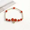 Pulsera de cola de pez nueva y moderna para mujer, pulsera de verano dulce con piedra irregular de nicho de lujo ligero, joyería de pulsera de amistad
