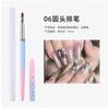 Nuevo juego de 15 pinceles de uñas con degradado transfronterizo, herramienta de dibujo, bolígrafo floreciente, bolígrafo de cristal dentado, venta al por mayor