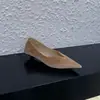 2 cm - Zapatos de tacón alto de terciopelo suave estilo francés con punta fina y escote en V para mujer, simples y elegantes para ir al trabajo, zapatos de tacón bajo estilizados y modernos