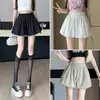 Shorts blancos para mujer, nueva colección de verano 2026, de tiro alto, casual, versátil, adelgazantes, de pierna ancha y que se ajustan a la cadera, con un diseño acampanado