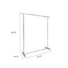 Estante de Exhibición para Tienda de Ropa Acero Inoxidable de Piso a Piso Estante Colgador para Tienda de Ropa para Hombre y Mujer Nakajima Colgante Lateral Estante de Exhibición Celebridad de Internet