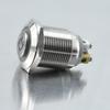 Loniu 19mm Cabeza Alta Anillo Autoblocante con Lámpara Símbolo de Encendido Botón Metálico Interruptor Impermeable Ip65