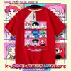 Caçadores de Demônios da Amazon Kpop Caçadores de Demônios Camiseta Gola Redonda Manga Curta Casual Solta Top Infantil